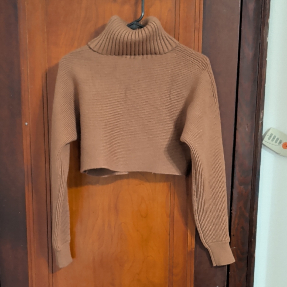 House of Harlow 1960 Tan Turtleneck Sweater